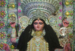 Jagadhatri Puja is celebrated almost same like Durga Puja
