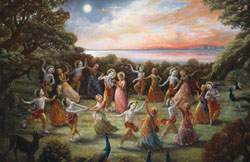 Divine love of Lord Krishna and Gopis