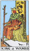 King of Wands Tarot Card for 2013 Cancer Horoscope