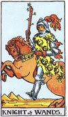 Knight of Wands Tarot Card for 2013 Scorpio Horoscope