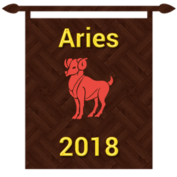 Symbol of aries zodiac sign