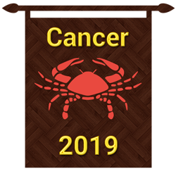 Symbol of cancer zodiac sign