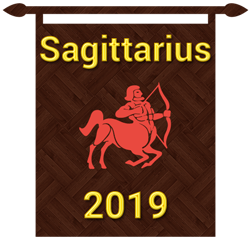 Symbol of sagittarius zodiac sign