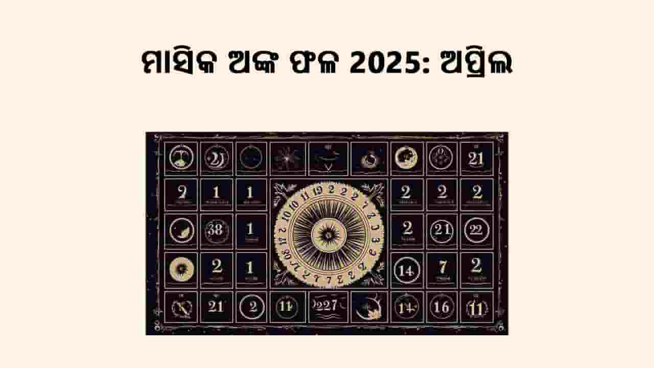 ମାସିକ ଅଙ୍କଫଳ 2025: ଅପ୍ରିଲ