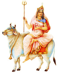 Devi Maha Gauri or MahaGauri is worshipped on the eighth day of Navratri festival