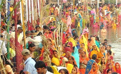 Chhath Puja is a Hindu festival.