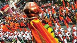 Gudi Padwa or Ugadi is a Hindu festival popular in South India.