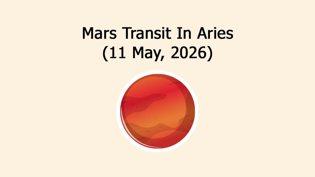 Mars Transit, Mars transit 2026