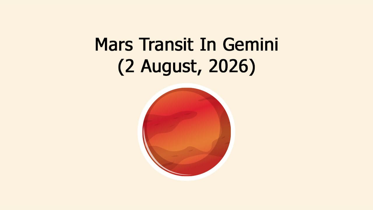 Mars Transit In Gemini