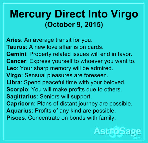 Mercury direct in Virgo horoscope predictions are here to tell you about  your fate.