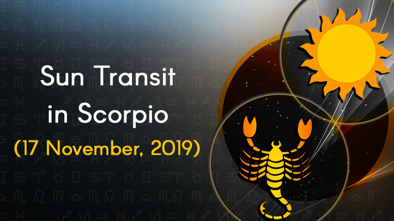 Sun Transit in Scorpio