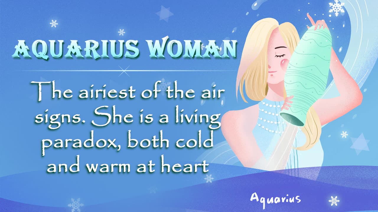 Aquarius Woman Intense