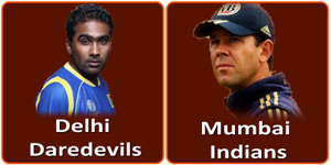 Mumbai Indians vs Delhi Daredevils