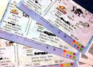 This is how IPL 2013 tickets look like.