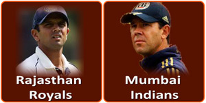 Mumbai Indians vs Rajasthan Royals