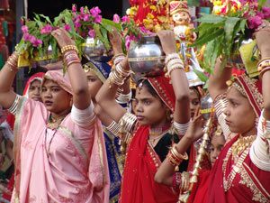 Goddess Parvati is worshipped on Teej festival