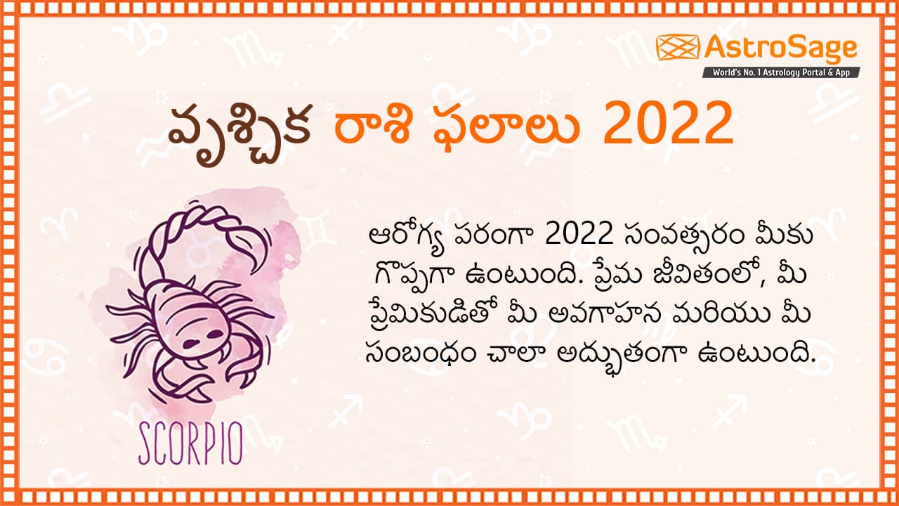 Scorpio Horoscope 2022 In Telugu