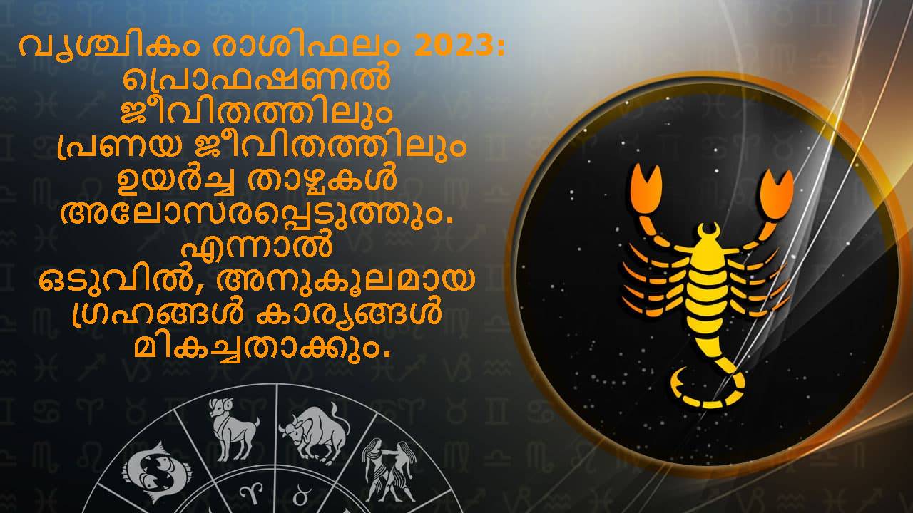 Vrushchika Rashiphalam 2023