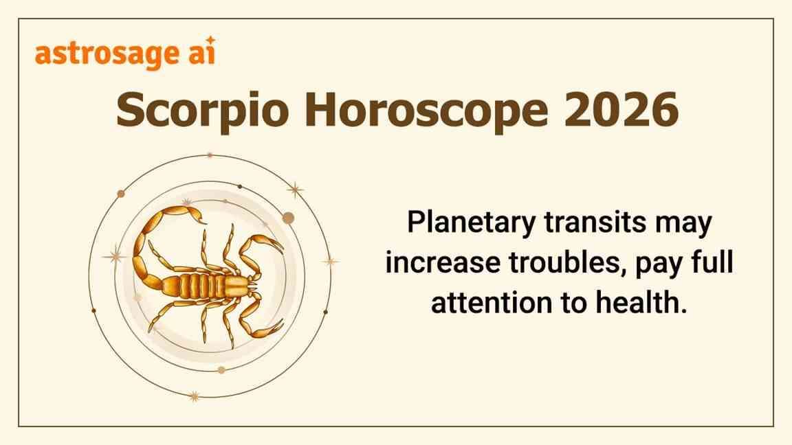 Read Scorpio Horoscope 2026 & Know Your Fortune