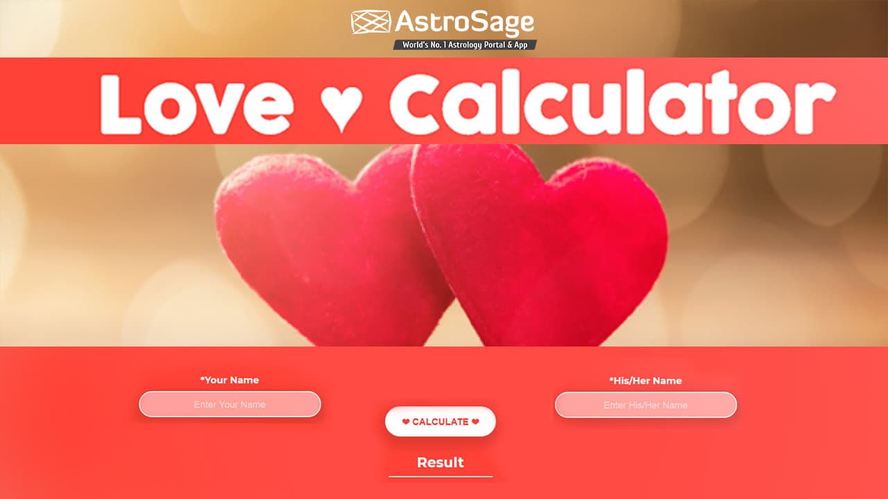 Zodiac love calculator Love Calculator