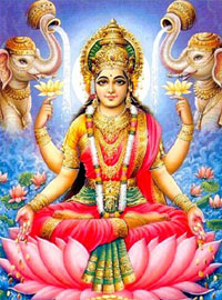 Lakshmi has special significance on the day of Diwali