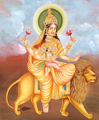 Devi Skanda Mata is Worshiped on the fifth day of Navratri festival