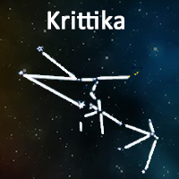 The symbol of Krittika Nakshatra