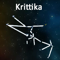 The symbol of Kaarthika Nakshatra