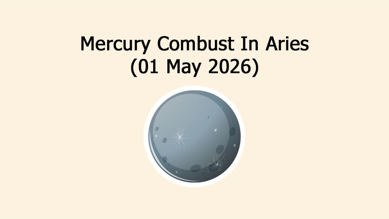 Mercury Combust In Aries