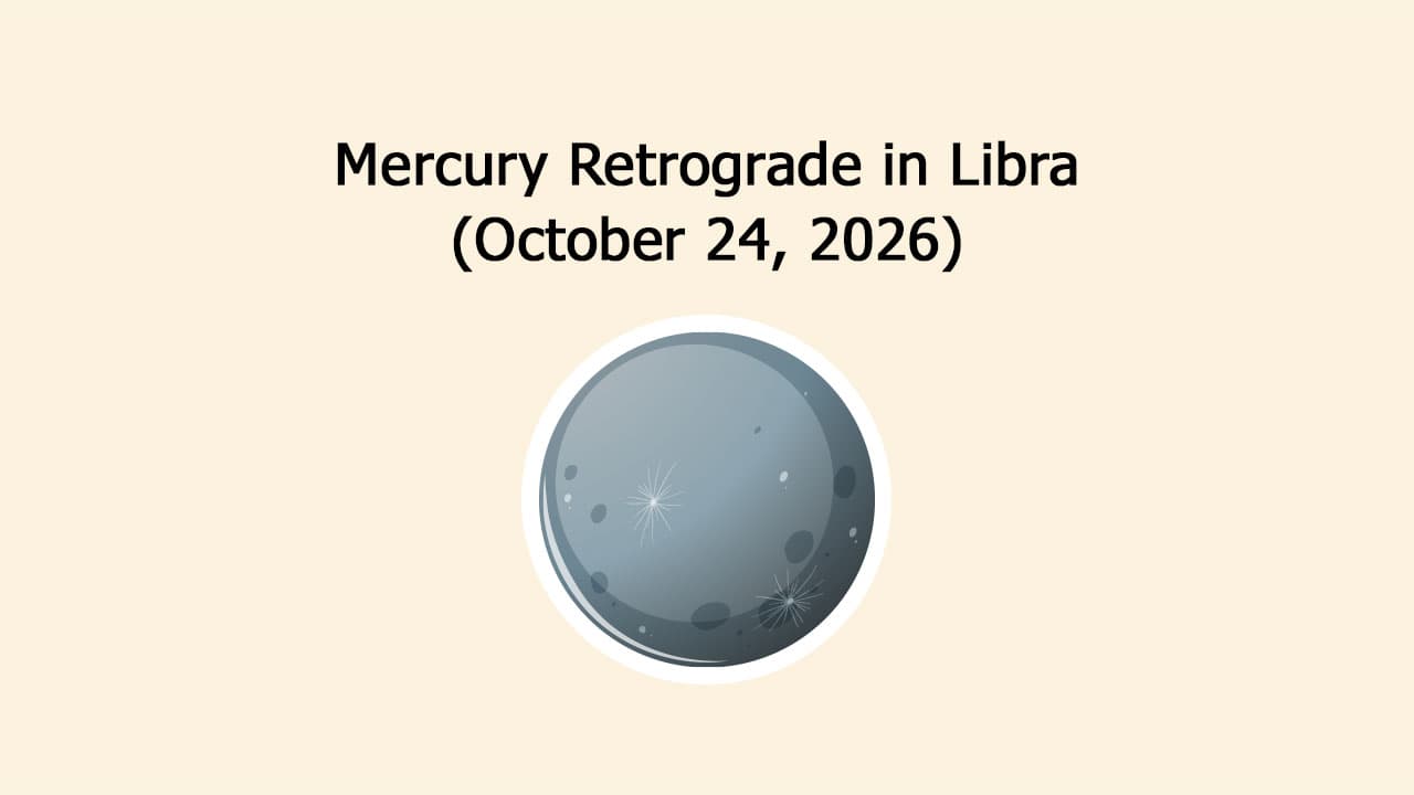 Mercury Retrograde In Libra 2026