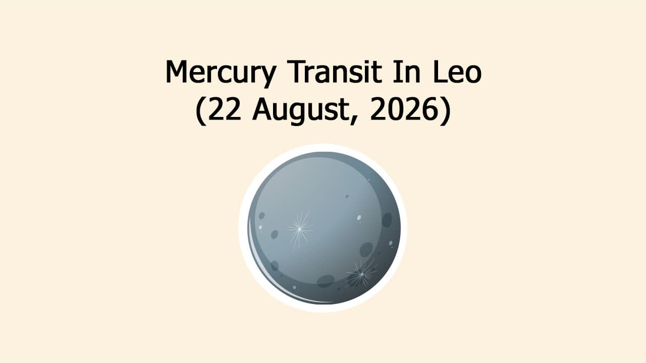 Mercury Transit in Leo, Mercury