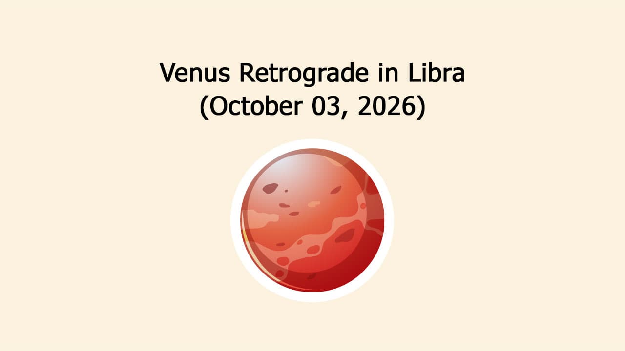 Venus Retrograde In Libra