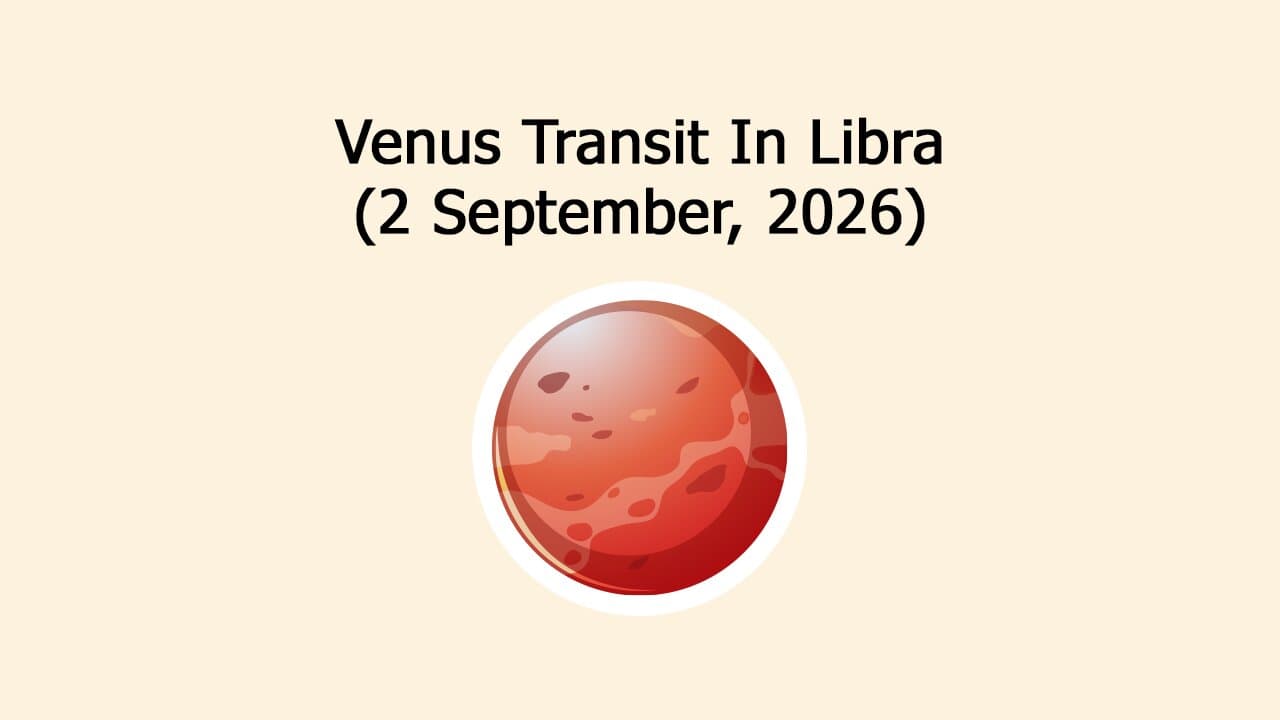 Venus Transit In Libra