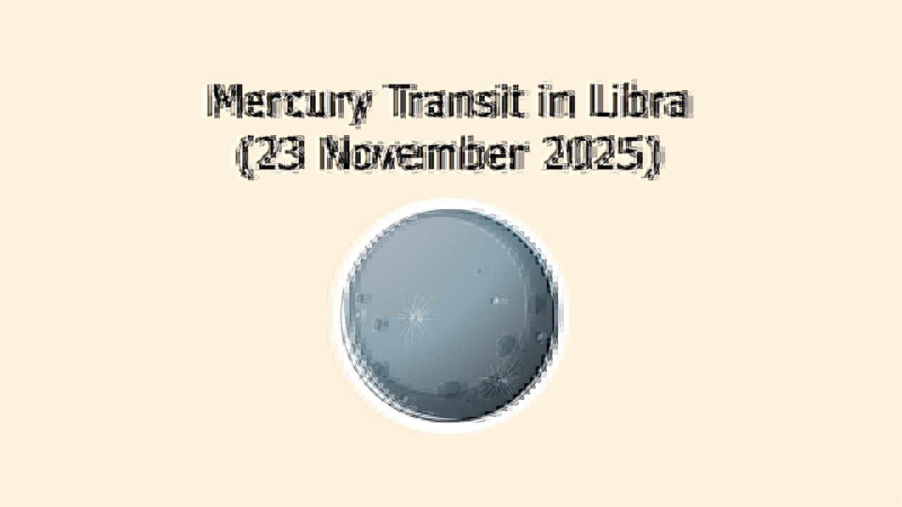 Mercury Transit in Libra (23 November 2025)
