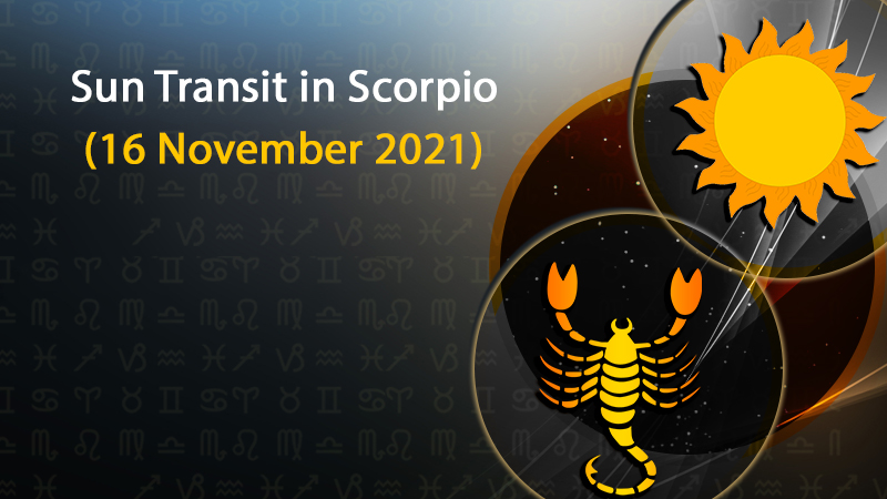 Sun Transit in Scorpio