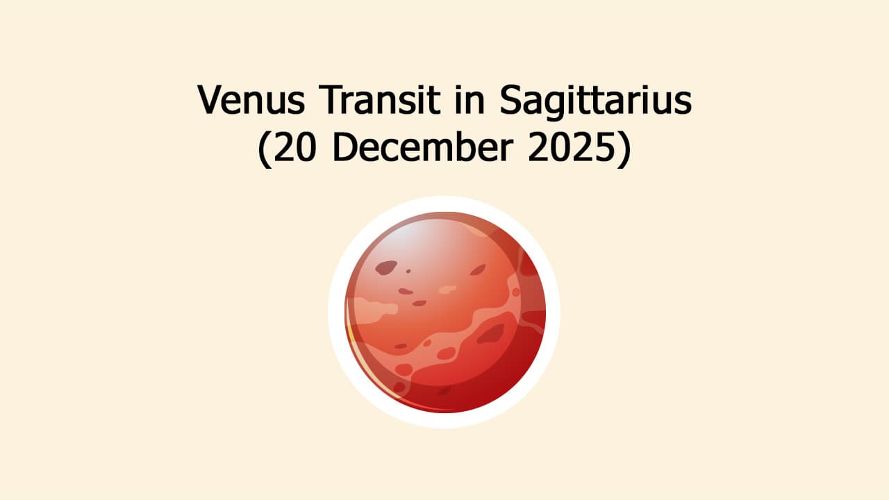 Venus Transit In Sagittarius