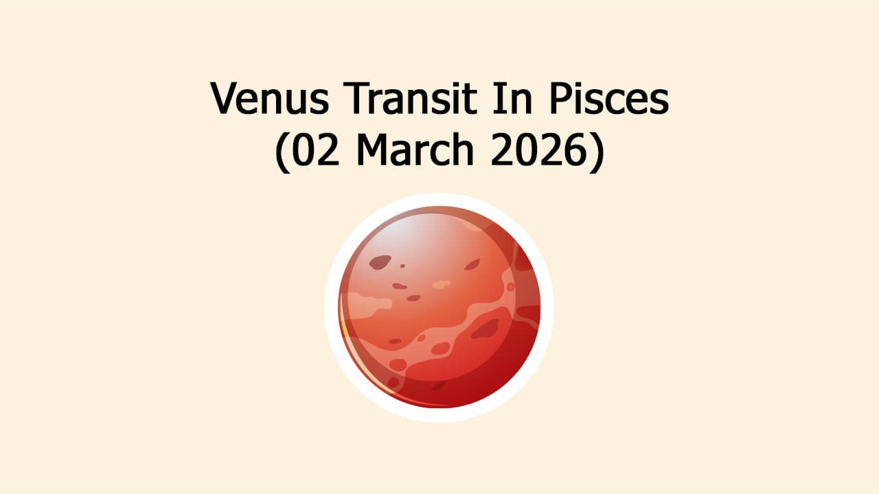 Venus Transit In Pisces