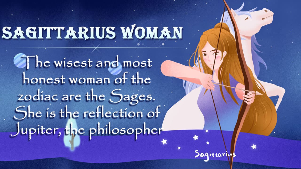 The women of the zodiac Sagittarius are born between November 23rd and Dece...