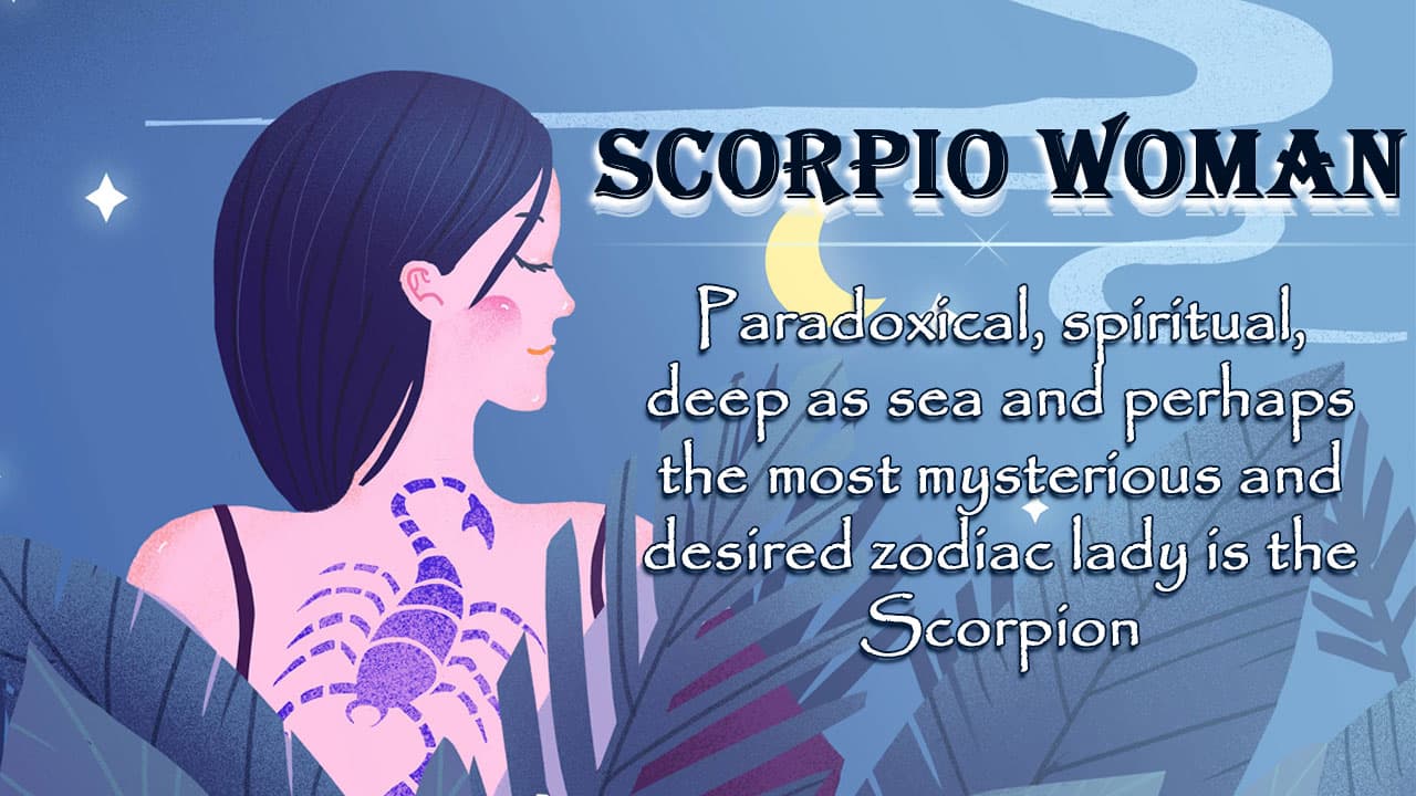 Scorpio woman in bed